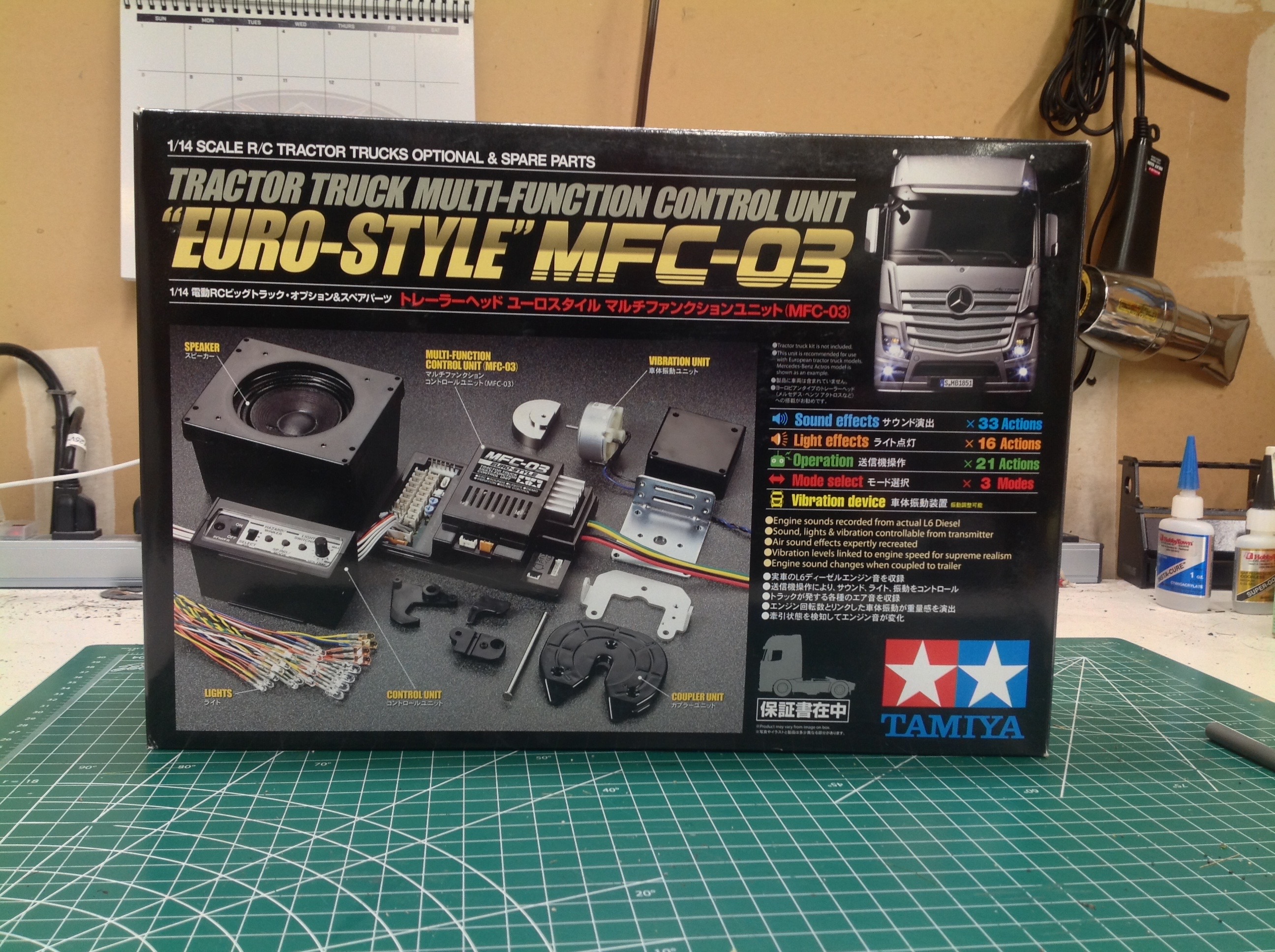 Tamiya RC Tractor Truck Multi Function Unit Euro Style